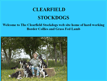 Tablet Screenshot of clearfieldstockdogs.com